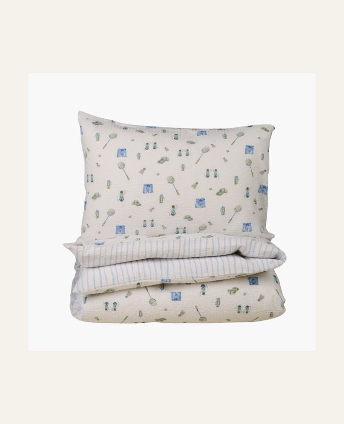 Pussilakanasetti moniväri/vihreä - 230x220 cm/50x60 cm moniväri/vihreä - 1