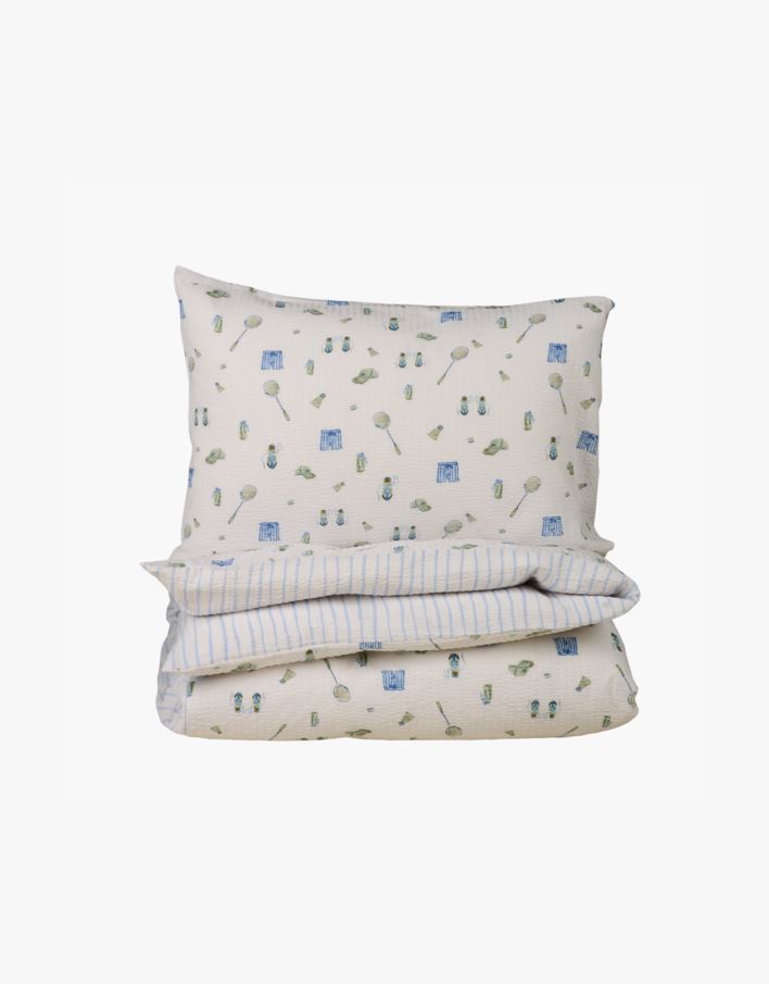 Pussilakanasetti moniväri/vihreä - 150x210 cm moniväri/vihreä - 1