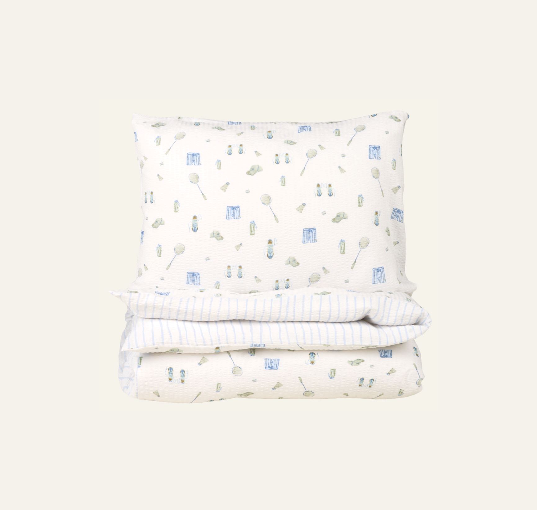 Pussilakanasetti moniväri/vihreä - 3