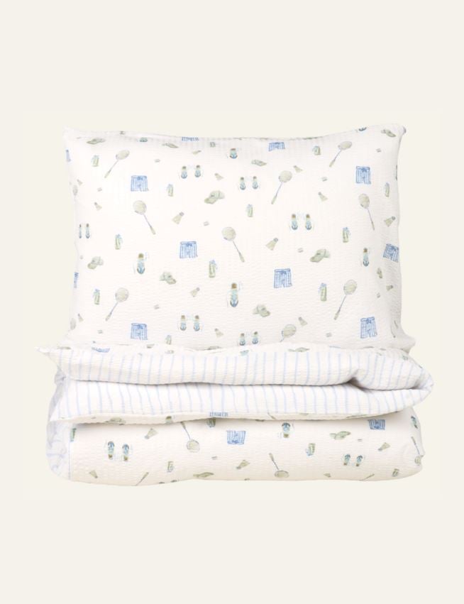 Pussilakanasetti moniväri/vihreä - 3