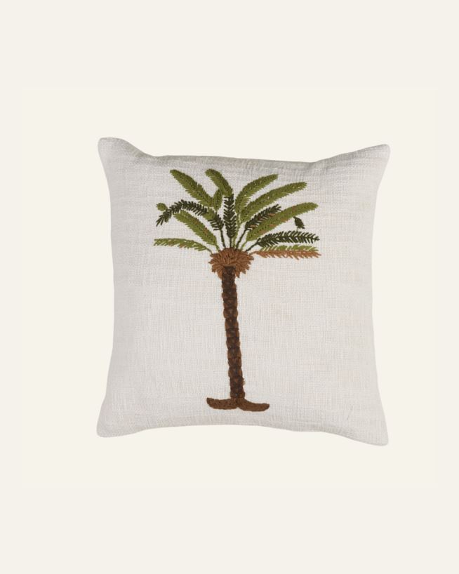 Koristetyynynpäällinen valkoinen - 45x45 cm valkoinen - 1