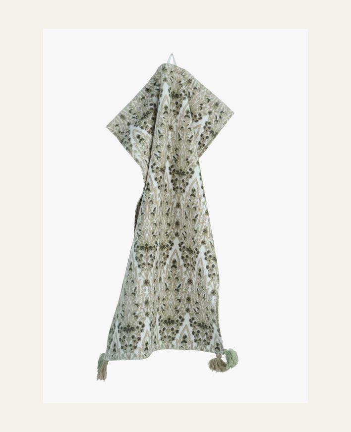 Pyyhe moniväri/vihreä - 40x60 cm moniväri/vihreä - 1