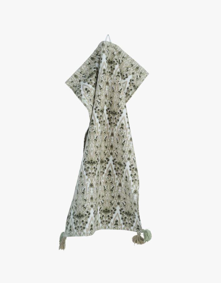 Pyyhe moniväri/vihreä - 40x60 cm moniväri/vihreä - 1