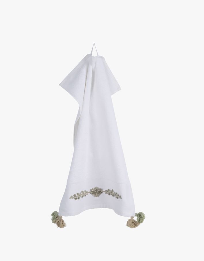 Pyyhe moniväri/vihreä - 40x60 cm moniväri/vihreä - 1