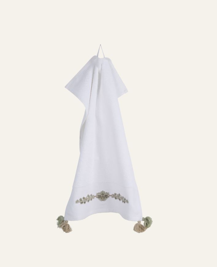 Pyyhe moniväri/vihreä - 40x60 cm moniväri/vihreä - 1