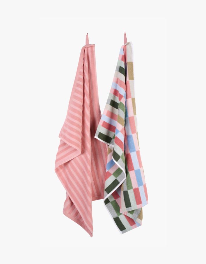 Keittiöpyyhe roosa - 45x70 cm roosa - 1