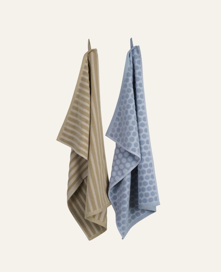 2 kpl keittiöpyyhe sininen - 45x70 cm sininen - 1