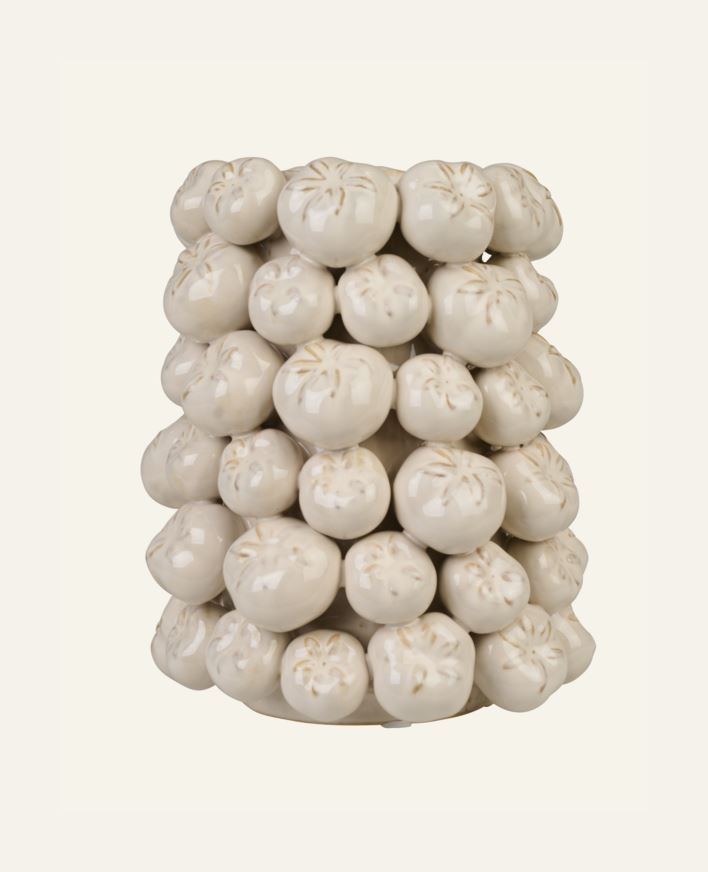 Maljakko luonnonvalkoinen - 22x22x27,5 cm luonnonvalkoinen - 1