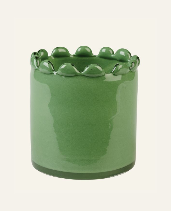 Kynttilälyhty vihreä - 10,5x10,5x10,5 cm vihreä - 1