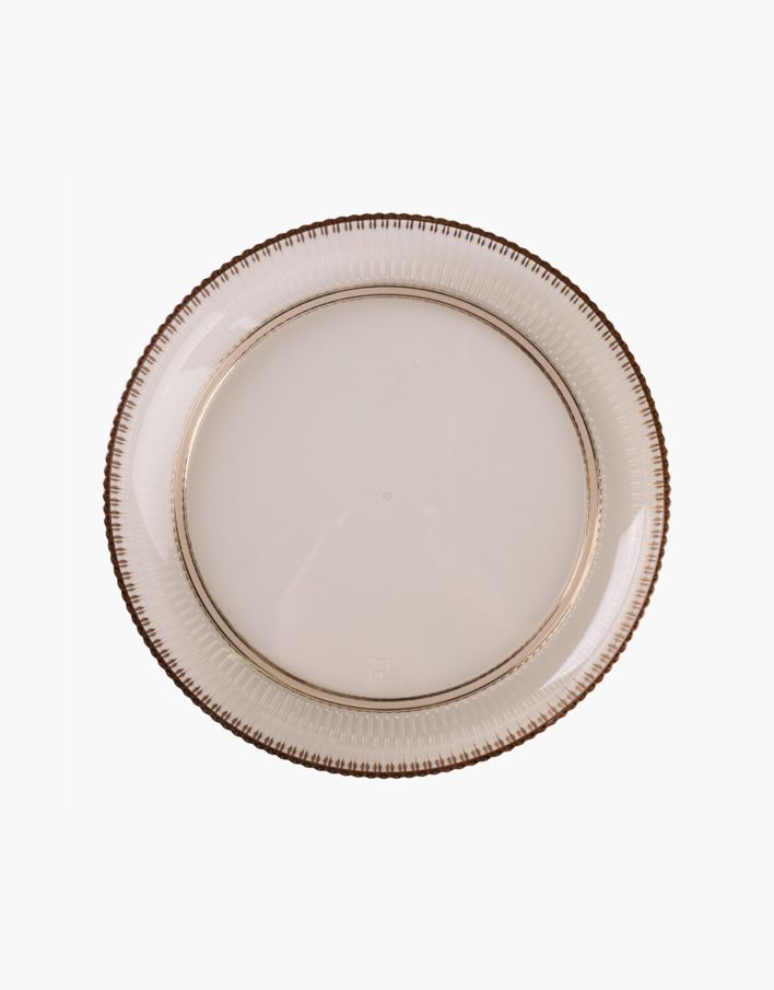 Lautanen ruskea - ø25 cm ruskea - 1