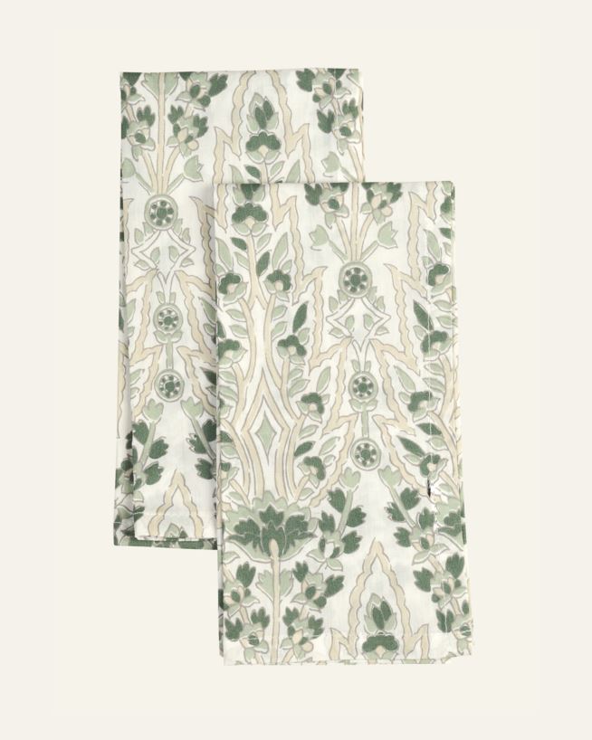 Kangaslautasliina, 2 kpl vihreä - 45x45 cm vihreä - 1