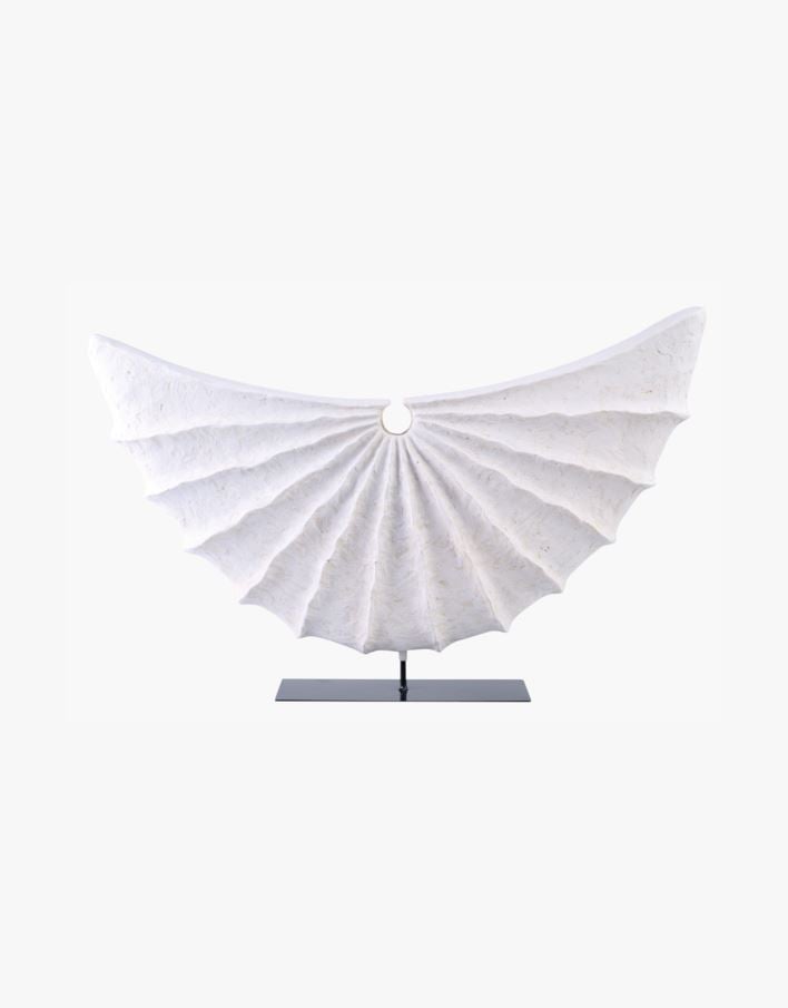 Koriste luonnonvalkoinen - 72x10x39 cm luonnonvalkoinen - 1