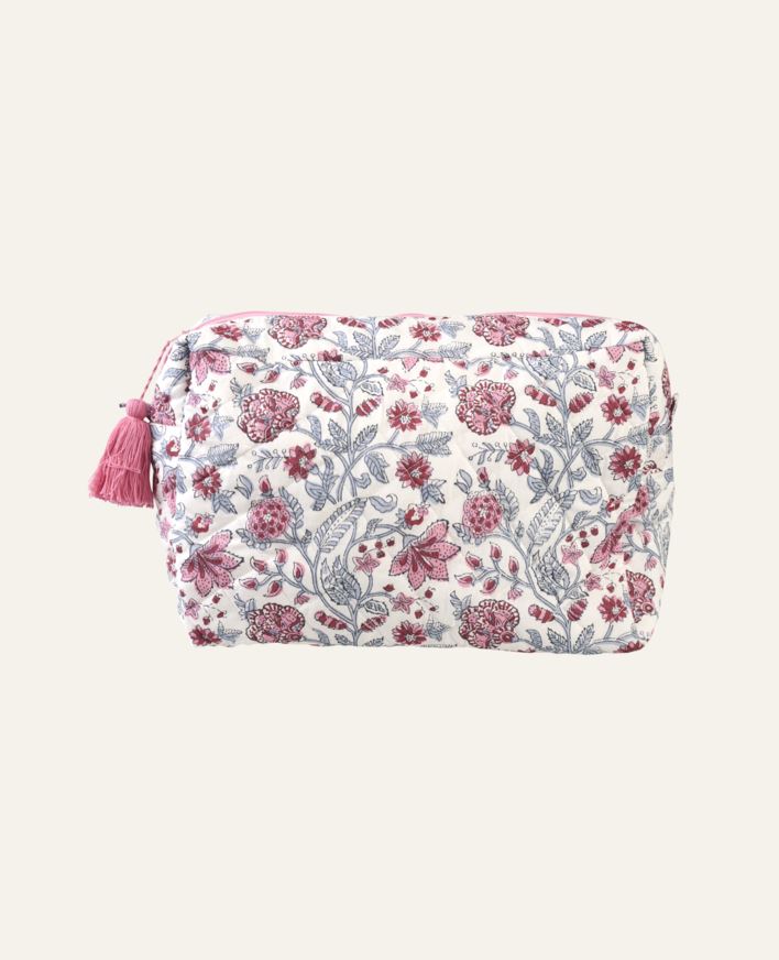 Suuri toilettilaukku moniväri/punainen - 21x34 cm moniväri/punainen - 1