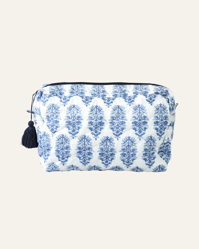 Suuri toilettilaukku sininen - 21x34 cm sininen - 1