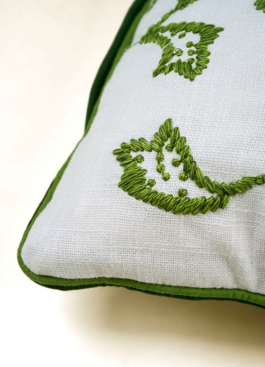 Koristetyynynpäällinen vihreä - 4