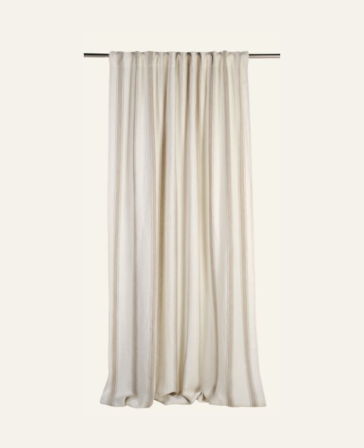 Pellavaverho moniväri/valkoinen - 138x300 cm moniväri/valkoinen - 1