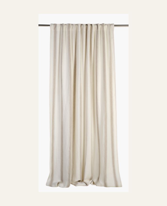 Pellavaverho moniväri/valkoinen - 138x250 cm moniväri/valkoinen - 1