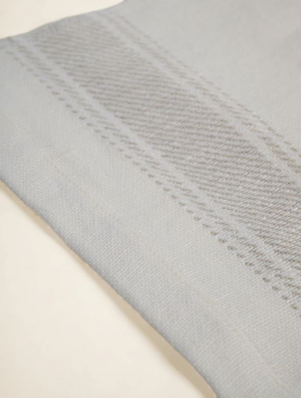 Pellavaverho moniväri/valkoinen - 8