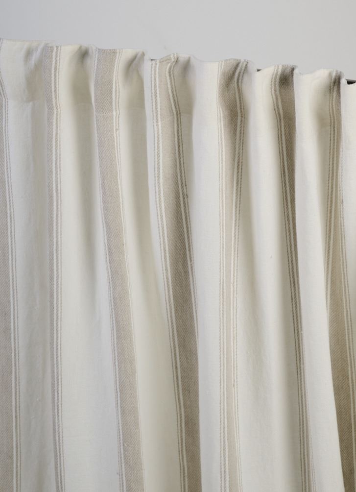 Pellavaverho moniväri/valkoinen - 3