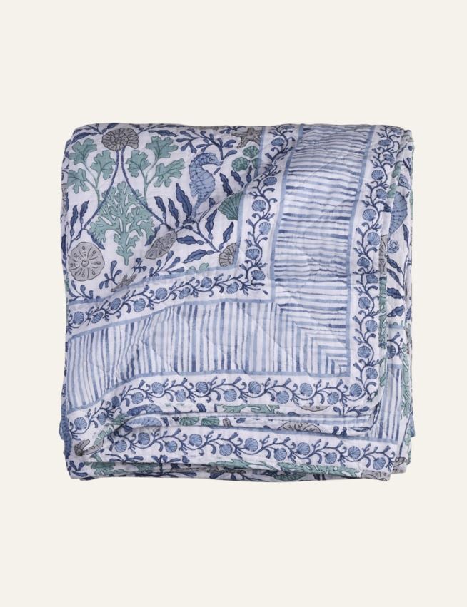 Päiväpeitto moniväri/sininen - 2