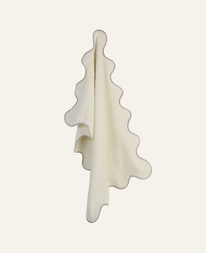 Pyyhe luonnonvalkoinen - 40x60 cm luonnonvalkoinen - 1