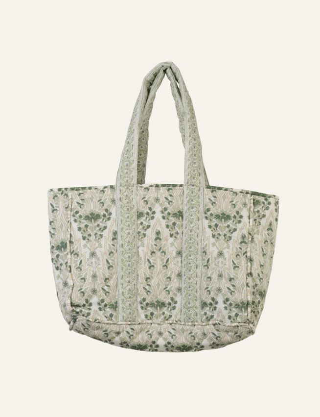 Pieni kangaskassi moniväri/vihreä - 2