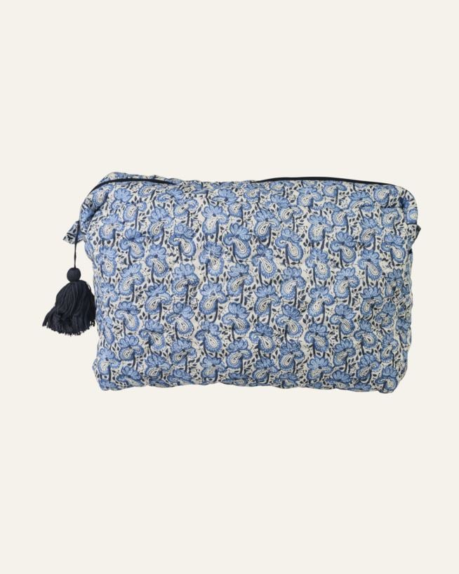 Suuri toilettilaukku sininen - 21x34 cm sininen - 1