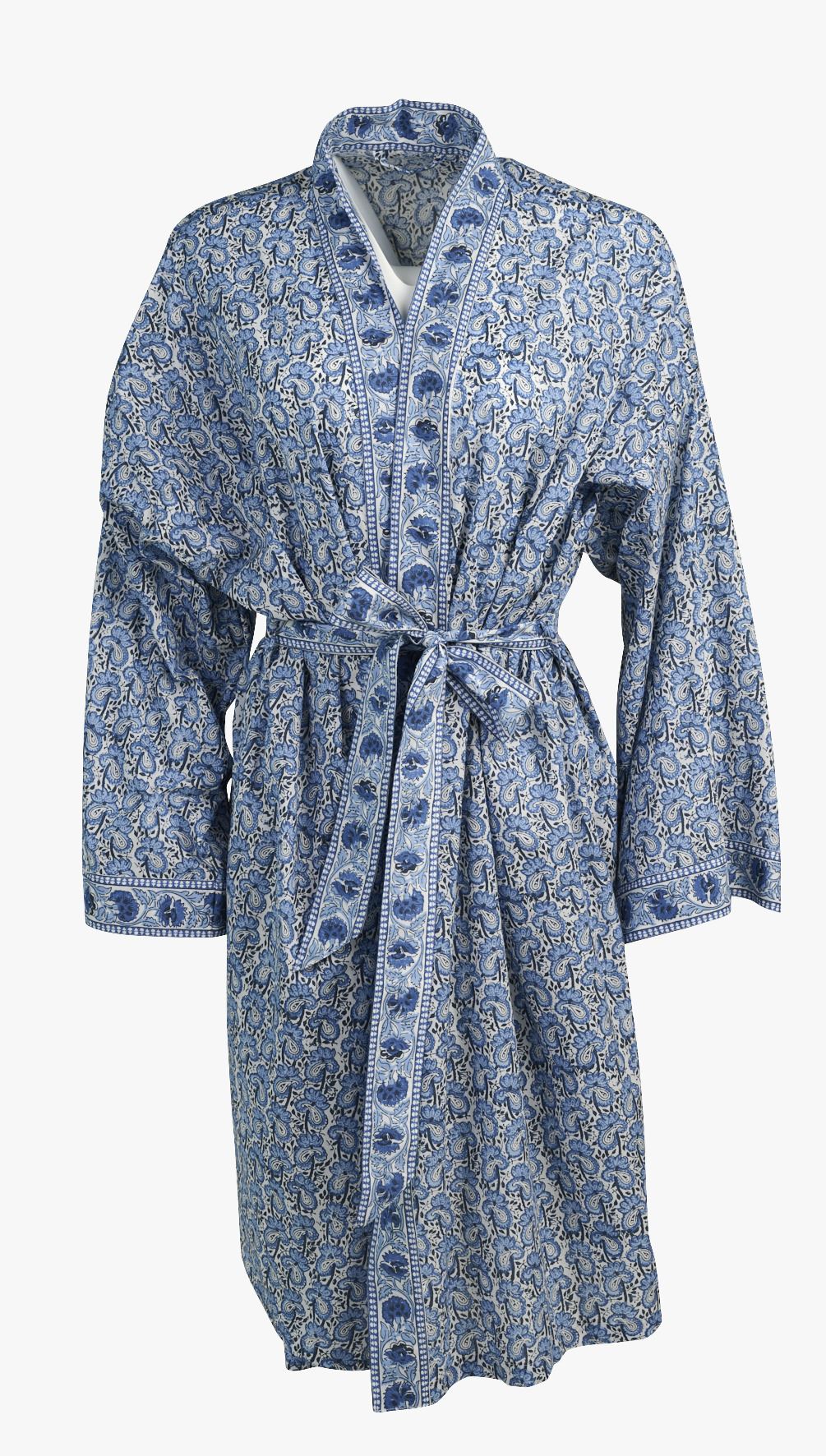 Kimono sininen - one size sininen - 1