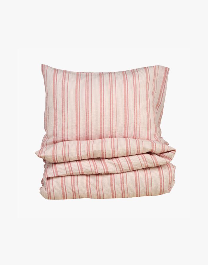 Pussilakanasetti kreppipuuvillaa roosa - 150x210 cm roosa - 1