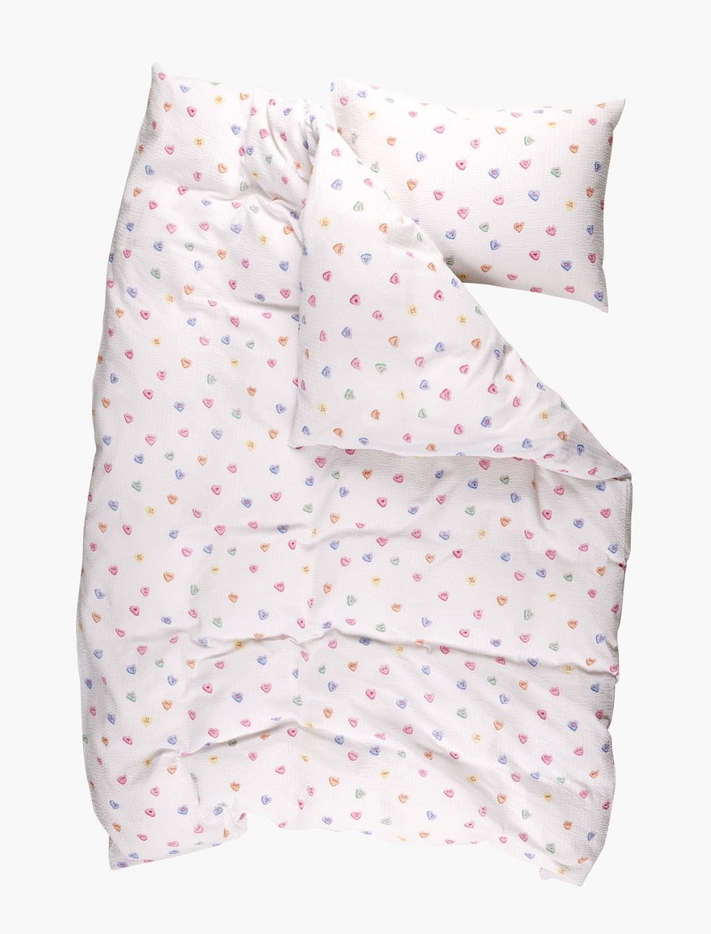 Pussilakanasetti kreppipuuvillaa moniväri - 3