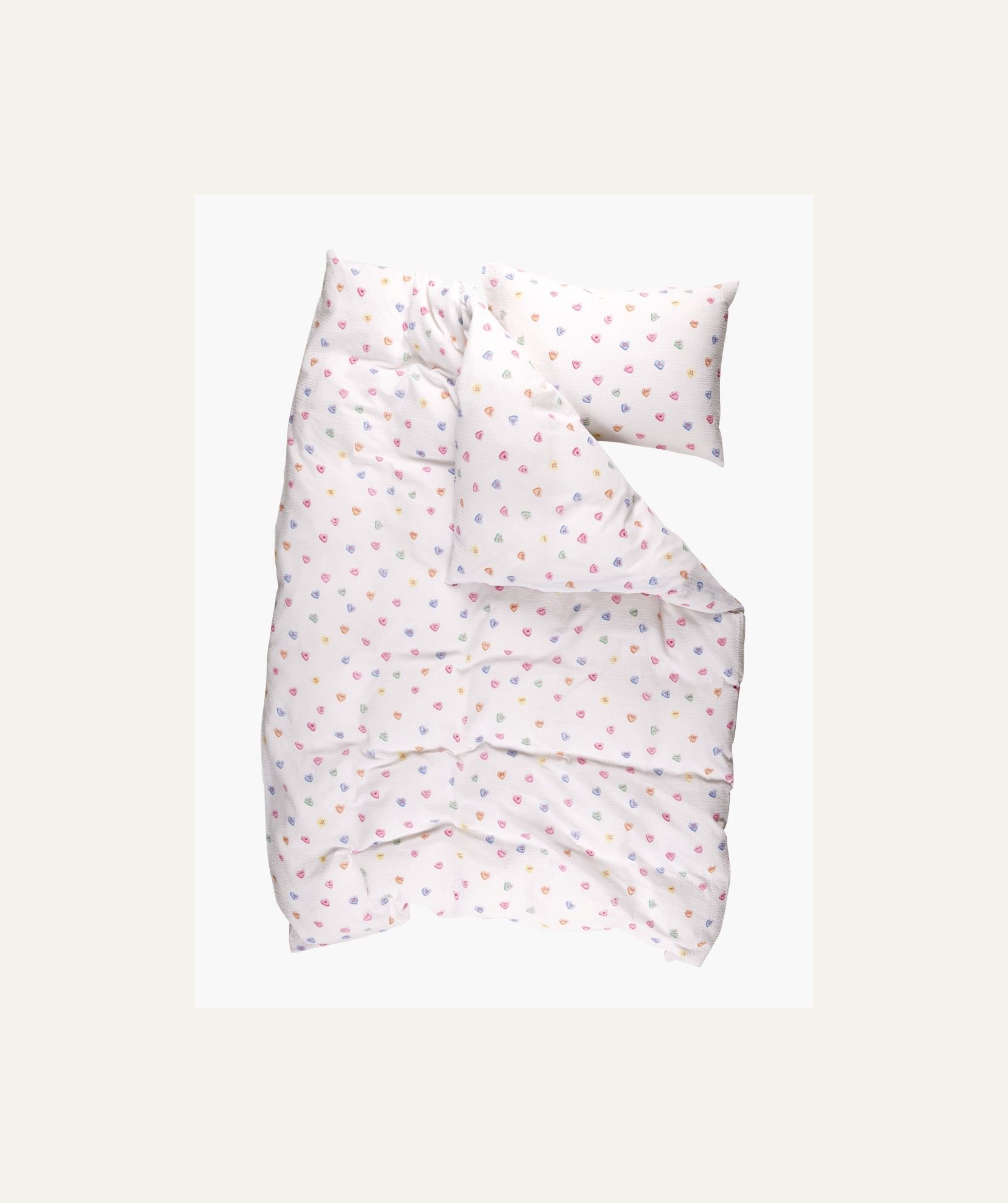 Pussilakanasetti kreppipuuvillaa moniväri - 3