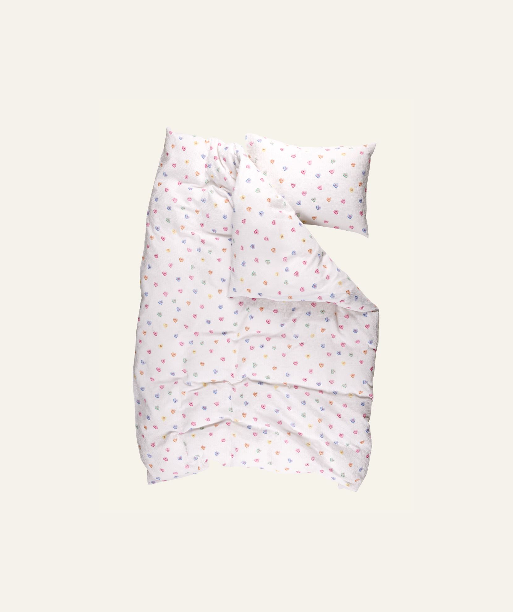 Pussilakanasetti kreppipuuvillaa moniväri - 3