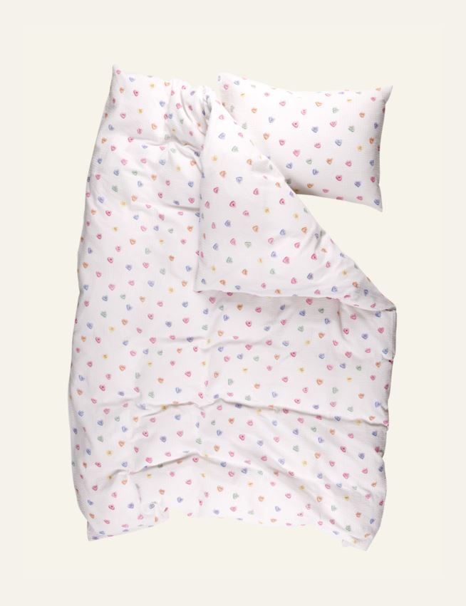 Pussilakanasetti kreppipuuvillaa moniväri - 3