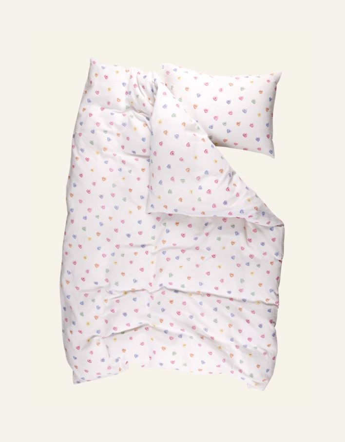 Pussilakanasetti kreppipuuvillaa moniväri - 3