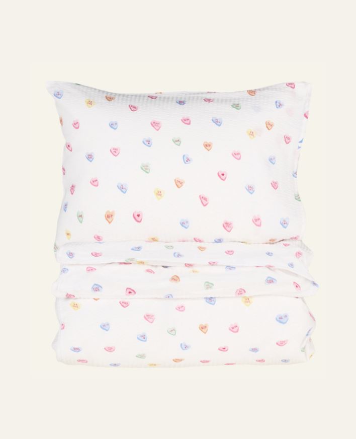 Pussilakanasetti kreppipuuvillaa moniväri - 150x210 cm/50x60 cm moniväri - 1