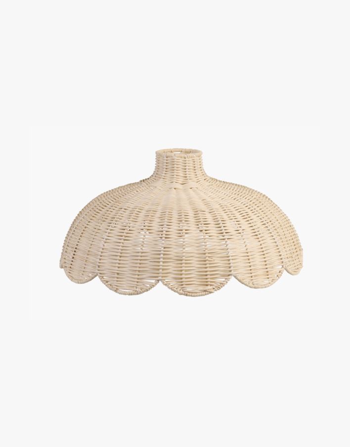 Lampunvarjostin vaalea luonnoväri - 40x40x18 cm vaalea luonnoväri - 1