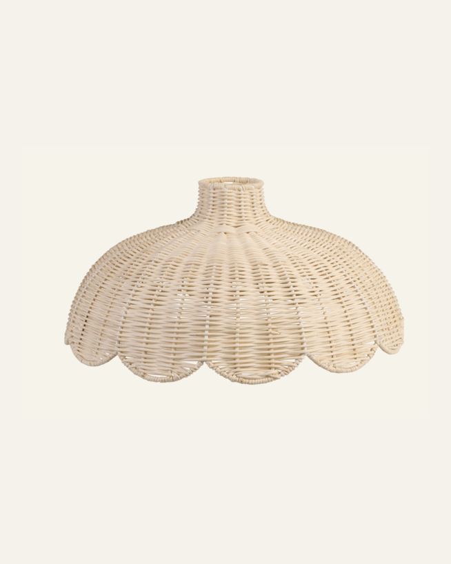 Lampunvarjostin vaalea luonnoväri - 40x40x18 cm vaalea luonnoväri - 1