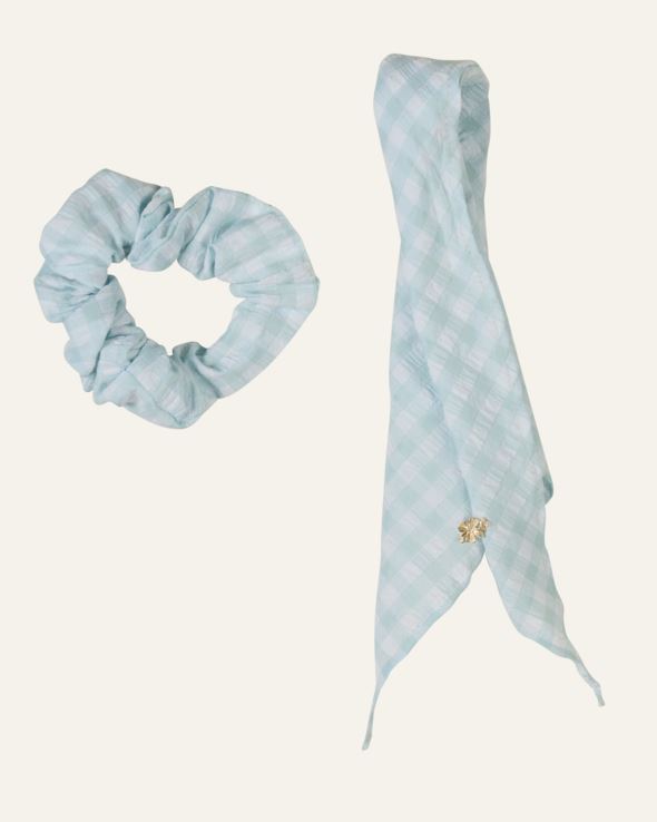 Hiuslenkki turkoosi - 2