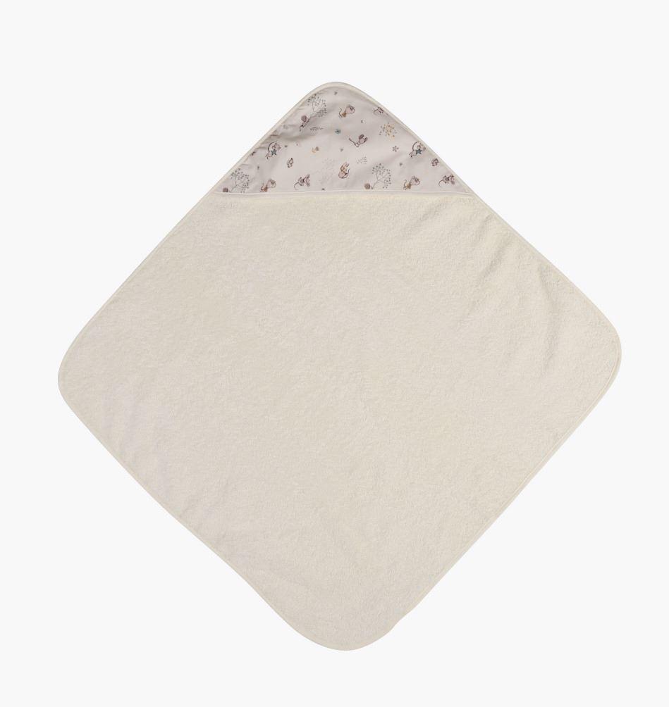 Huppupyyhe moniväri/valkoinen - 2