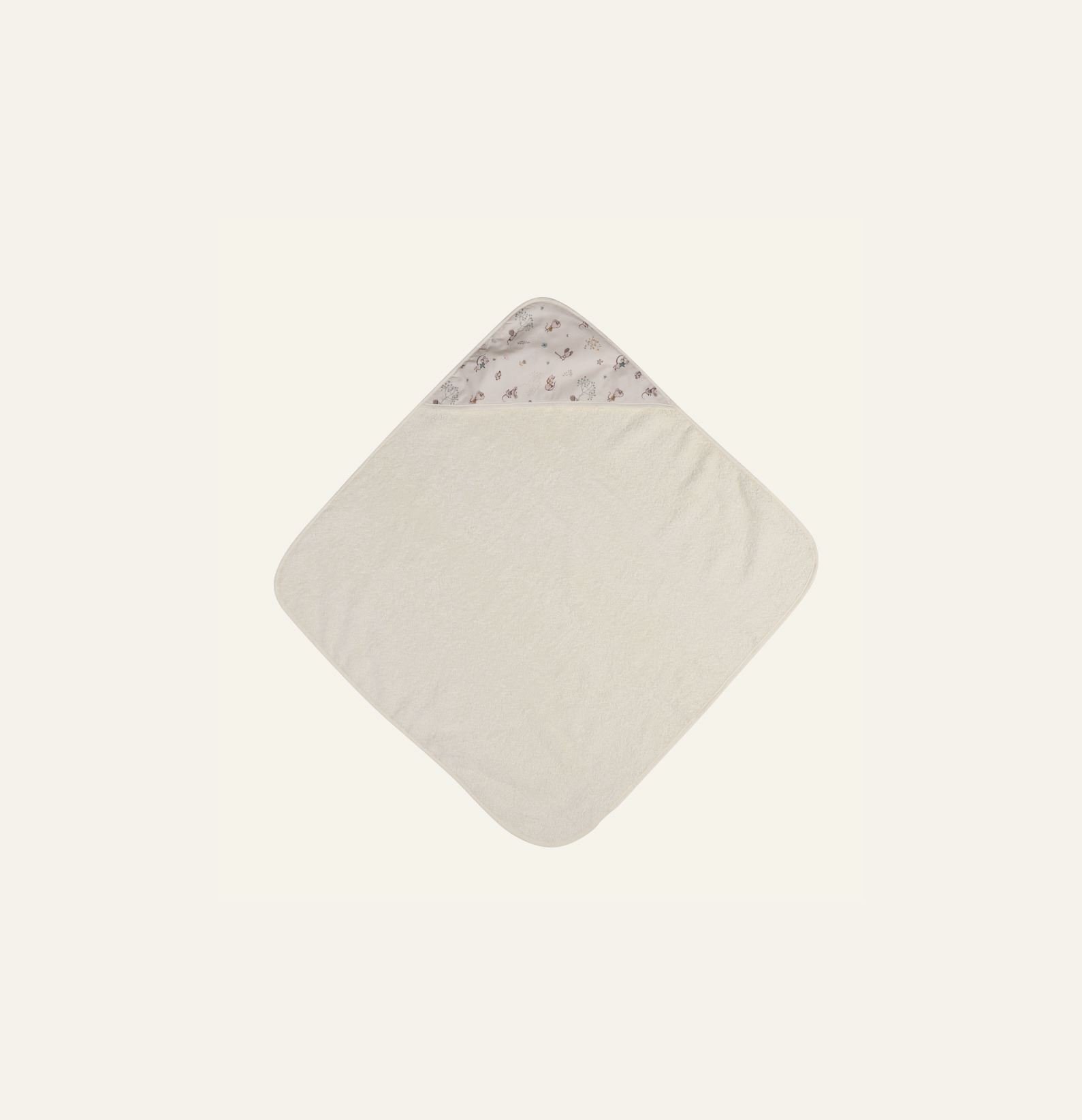 Huppupyyhe moniväri/valkoinen - 2