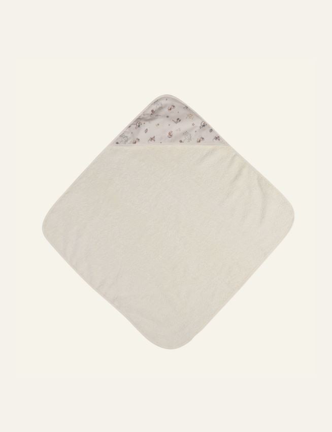 Huppupyyhe moniväri/valkoinen - 2