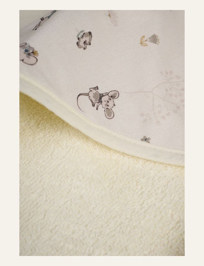 Huppupyyhe moniväri/valkoinen - 3