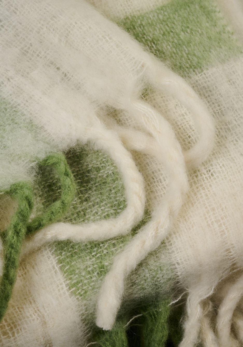 Torkkupeitto moniväri/vihreä - 2