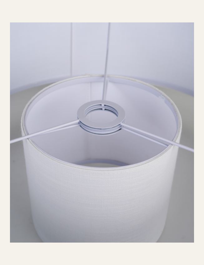 Lampunvarjostin valkoinen - 3