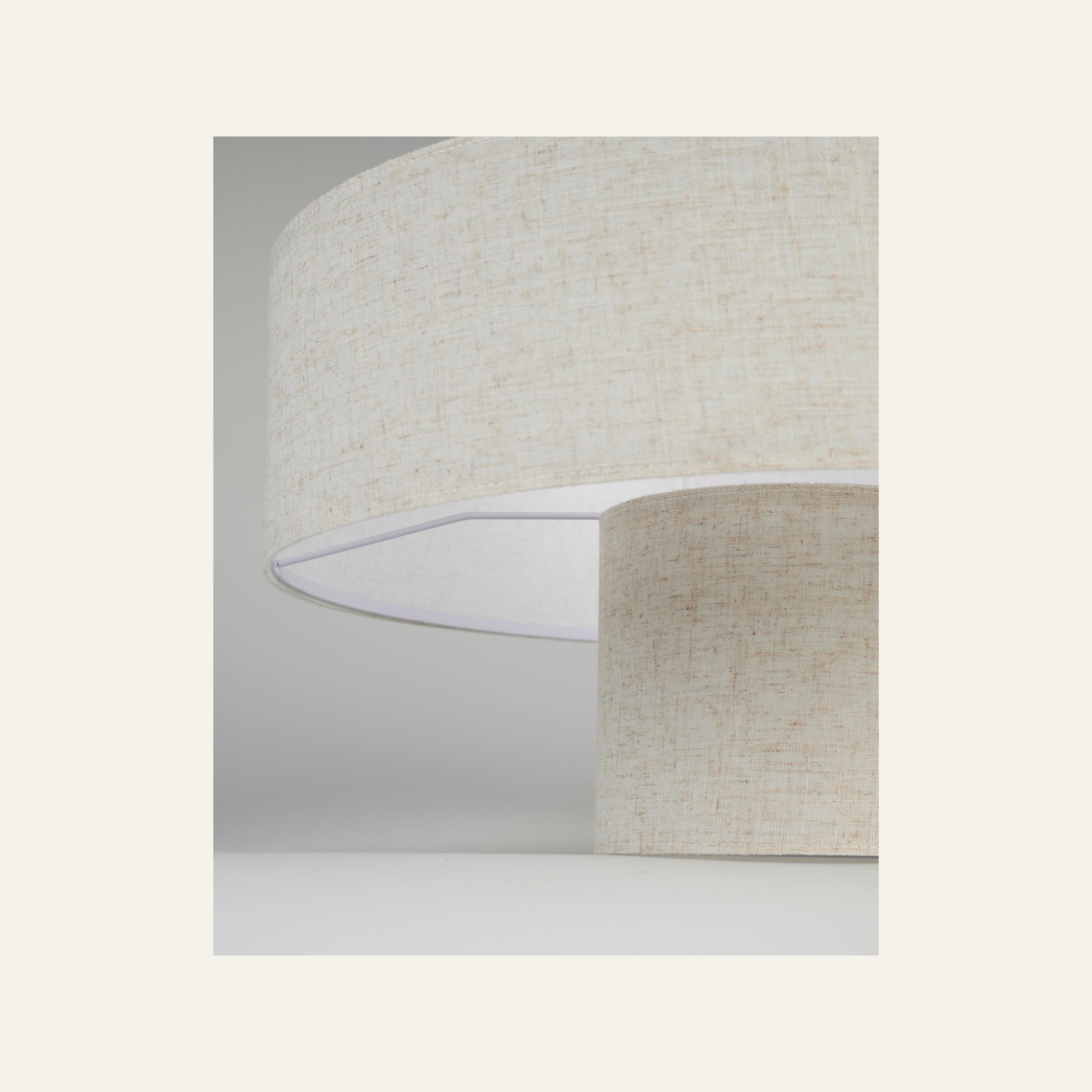 Lampunvarjostin luonnonväri - 3