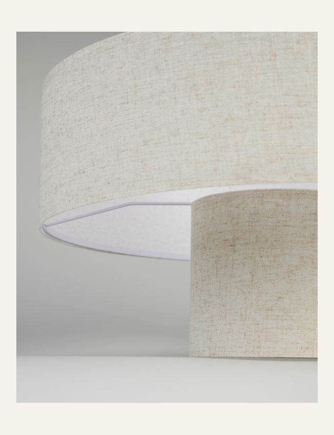 Lampunvarjostin luonnonväri - 3