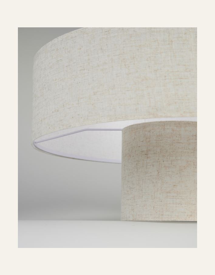 Lampunvarjostin luonnonväri - 3