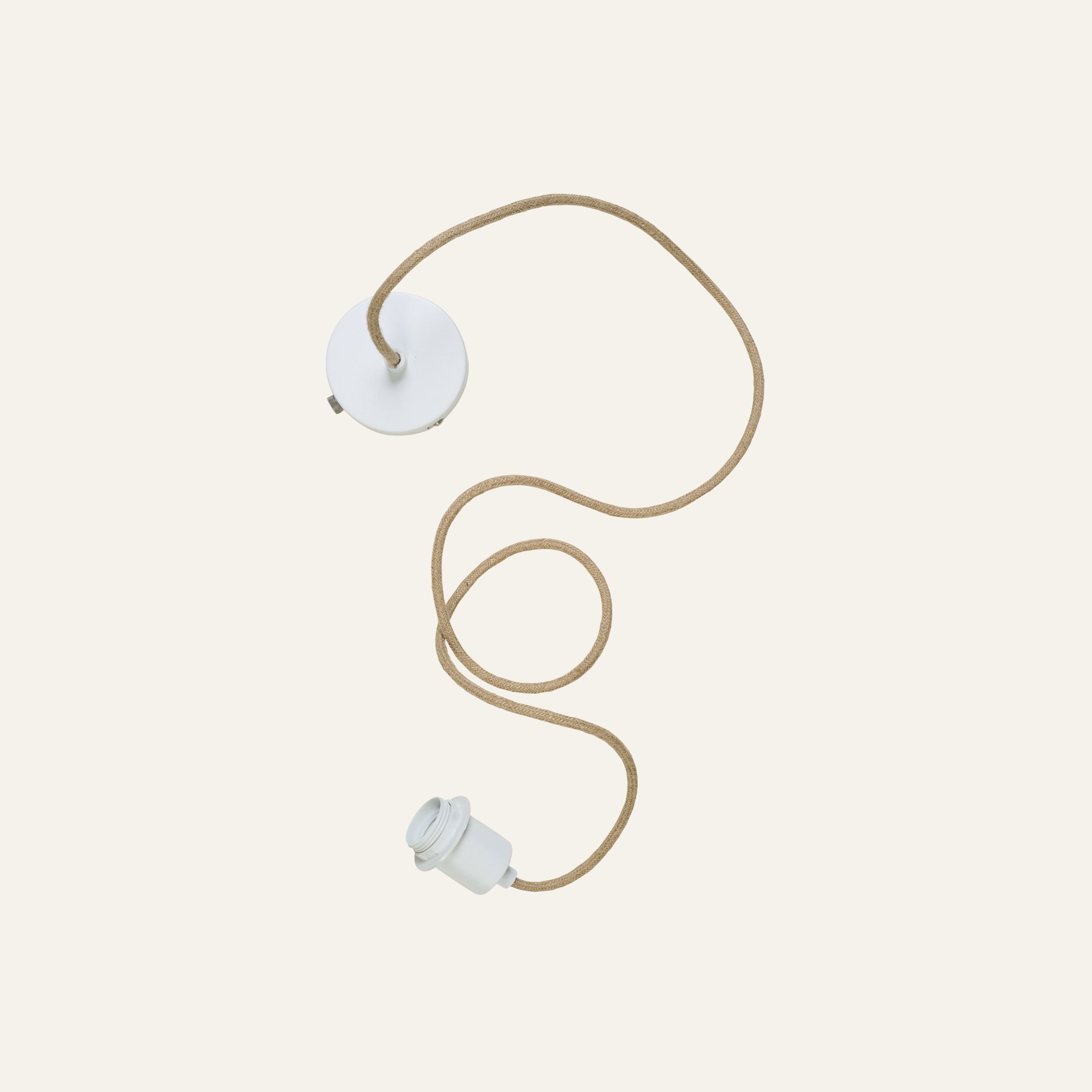 valaisinripustusjohto valkoinen - 2