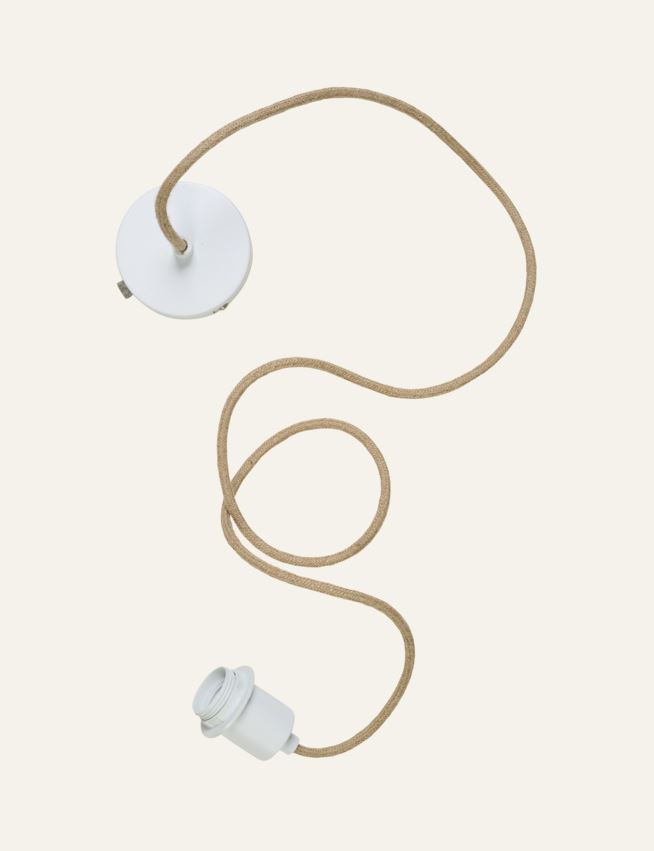 valaisinripustusjohto valkoinen - 2