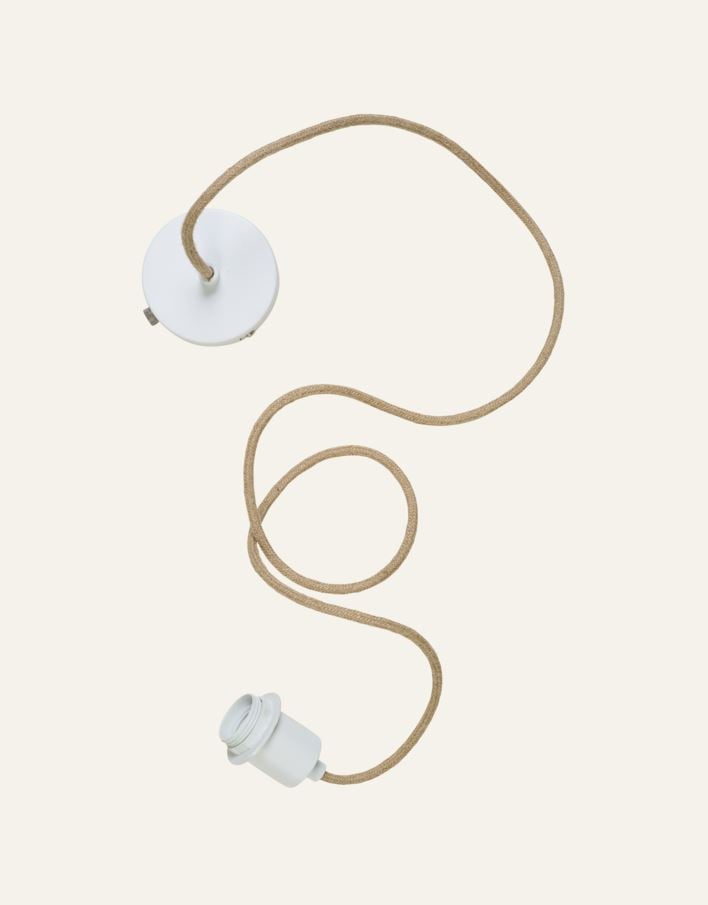 valaisinripustusjohto valkoinen - 2